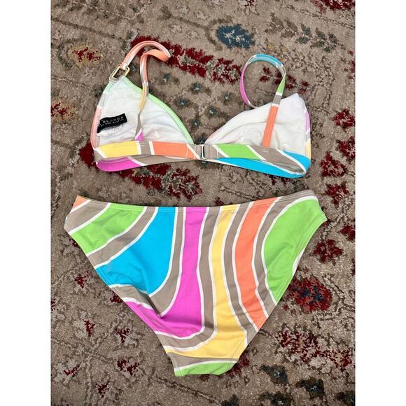 La Blanca Women's Multicolor Bikini Top & Bikini Bottom Size 12 - Picture 6 of 6